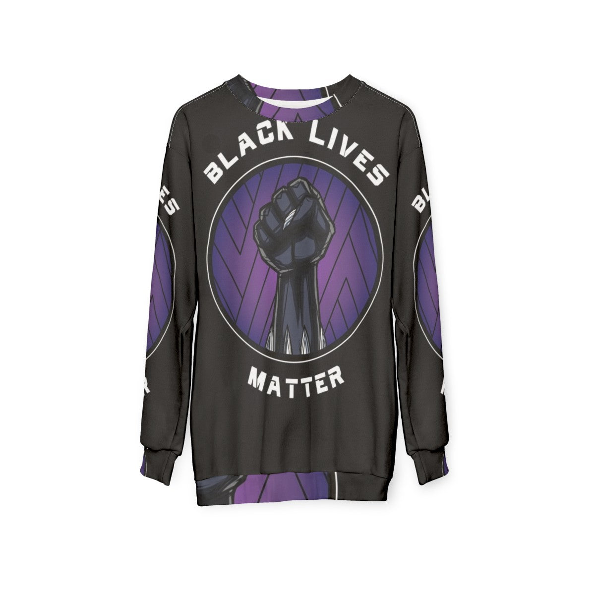 Black Panther Inspired Black Lives Matter Activist Sweatshirt - hanging