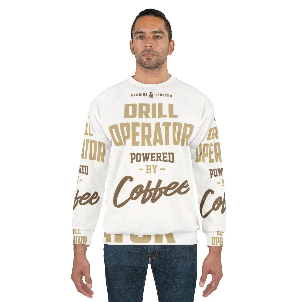 Drill Operator Powered By Coffee Sweatshirt - men