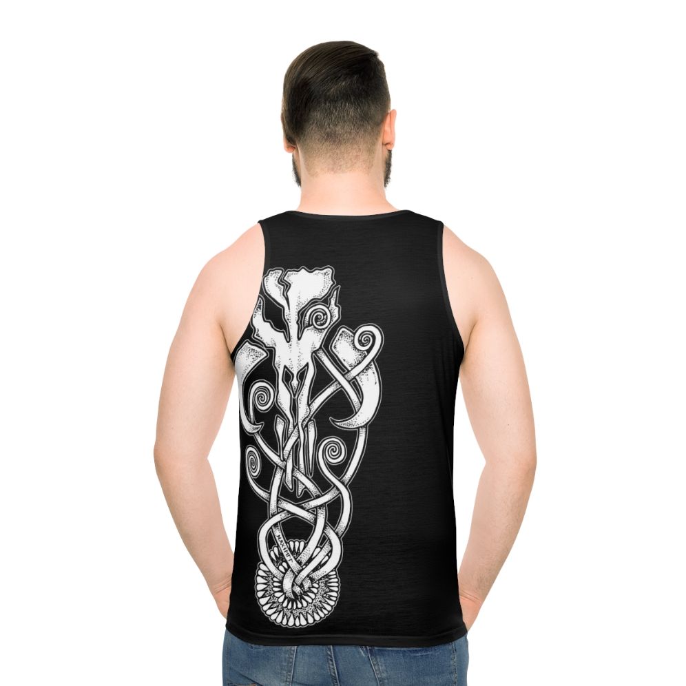 Mandalorian Sarlacc Knot Unisex Tank Top - men back