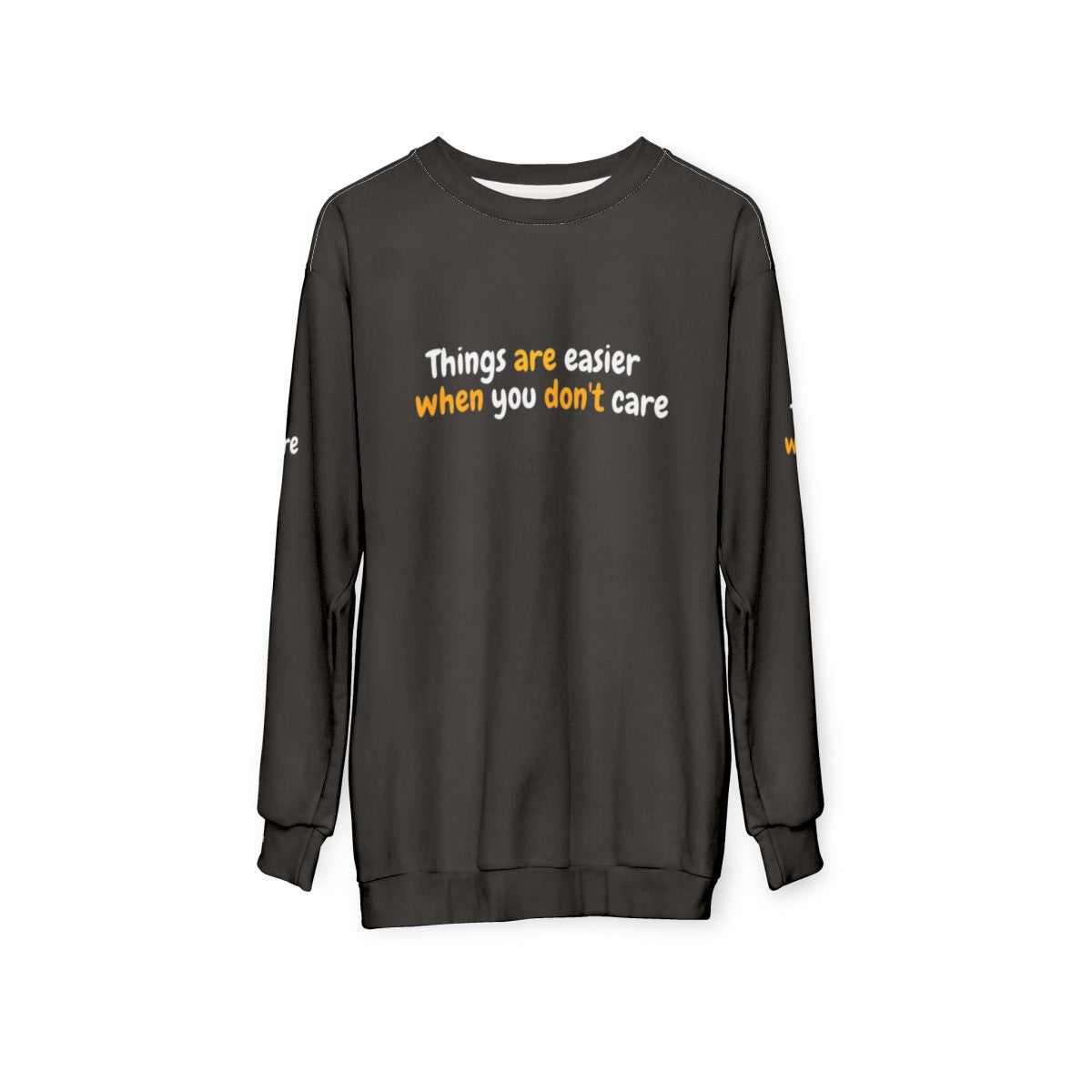 Things Are Easier' Sex Education Netflix Sweatshirt featuring Otis and Maeve - hanging