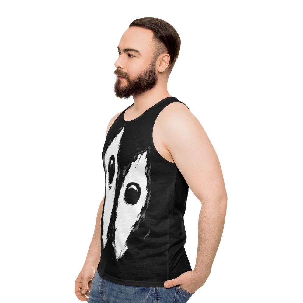 Unisex Manga-Inspired "Kishin Eyes" Tank Top - men side