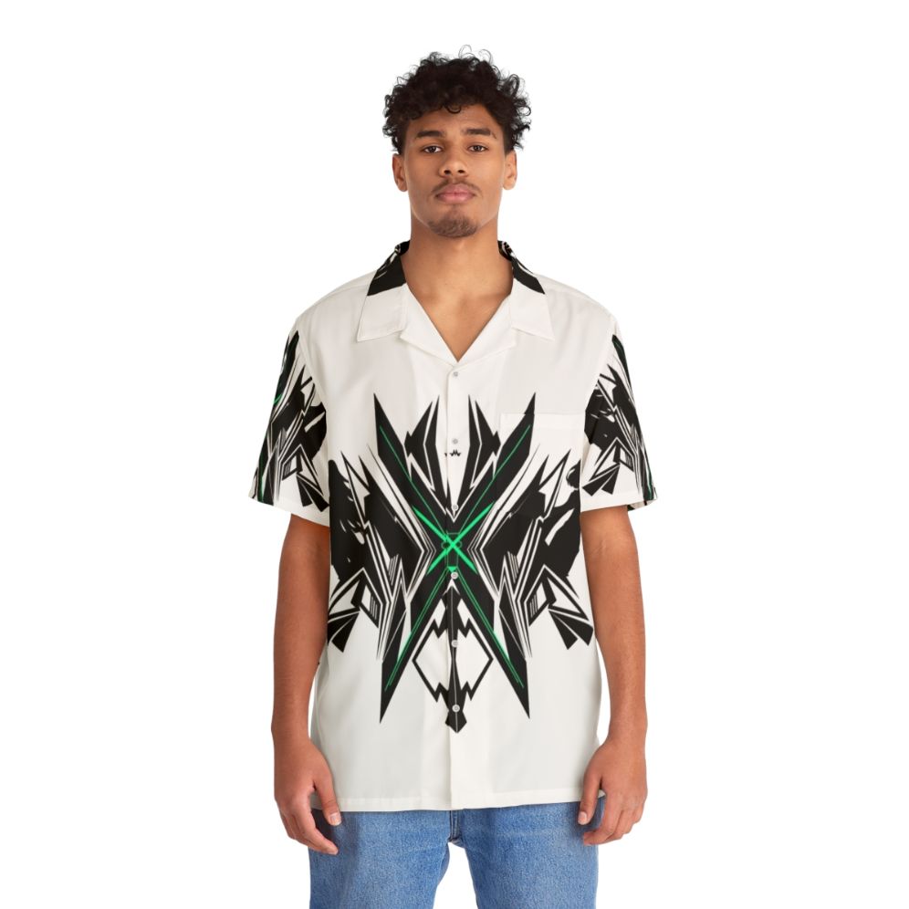 Xenoblade Chronicles 2 Pneuma Inspired Hawaiian Shirt - People Front