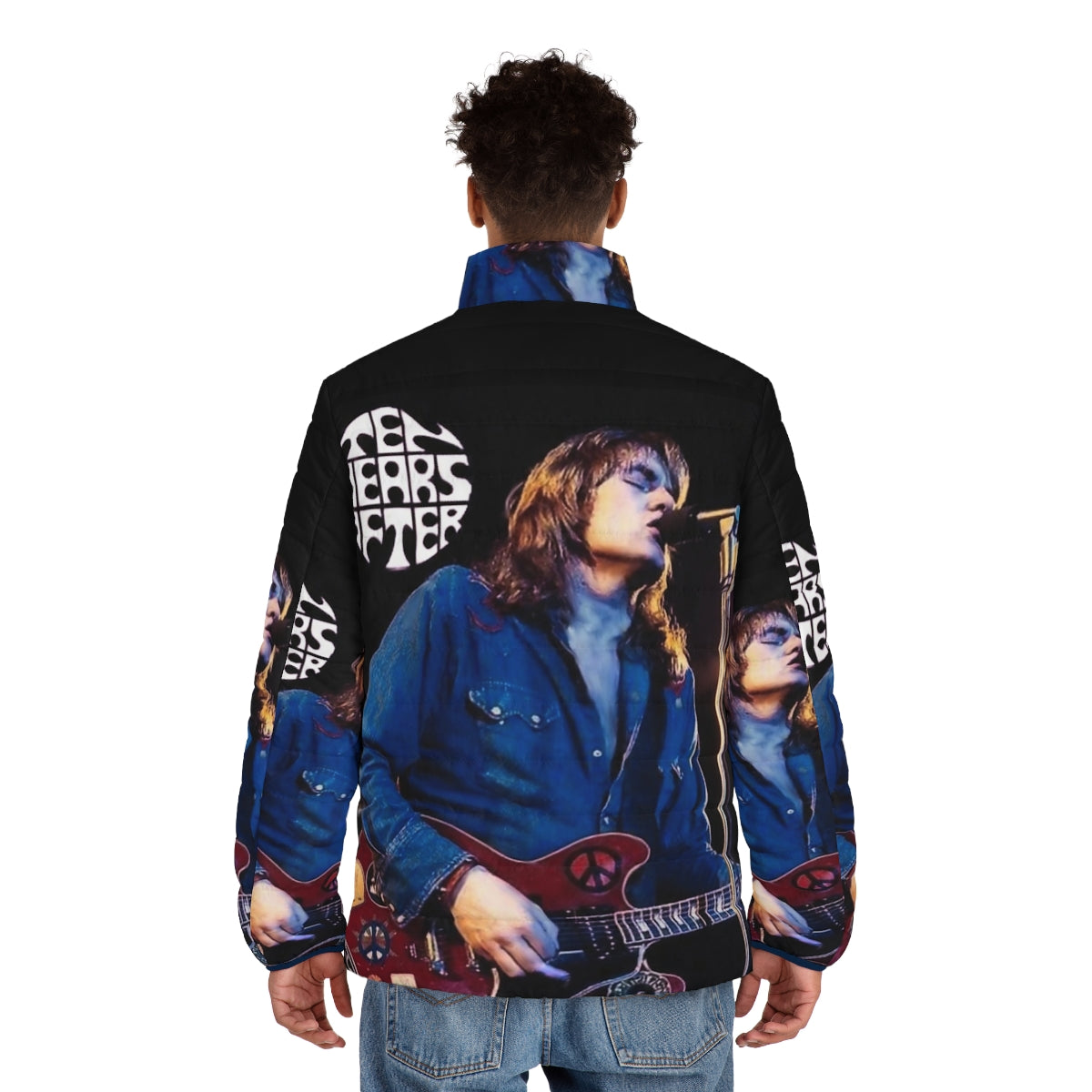 Ten Years After puffer jacket featuring the classic rock band's logo - men back