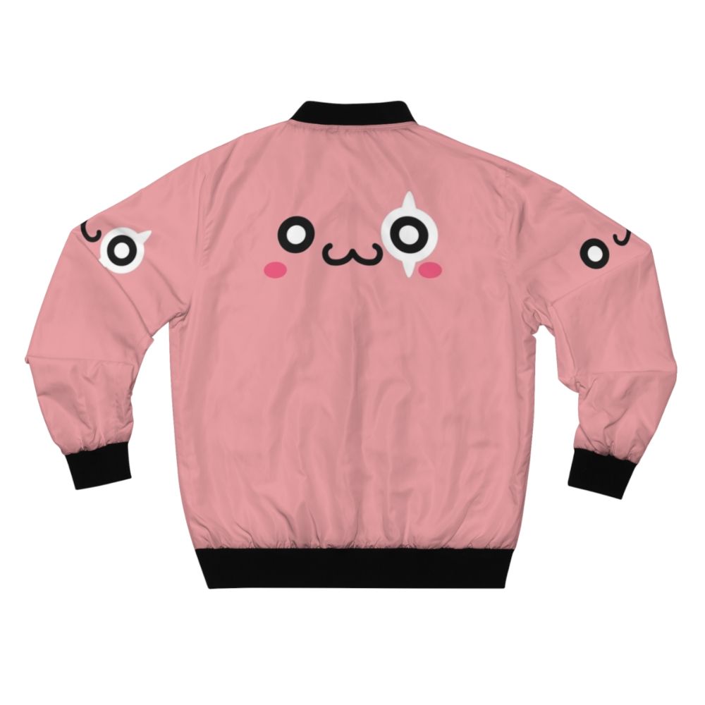 Maplestory Pink Bean Bomber Jacket - Cute and Stylish Gaming Apparel - Back