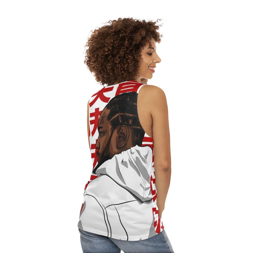 Kendrick Lamar Kung Fu Kenny Unisex Tank Top - women back