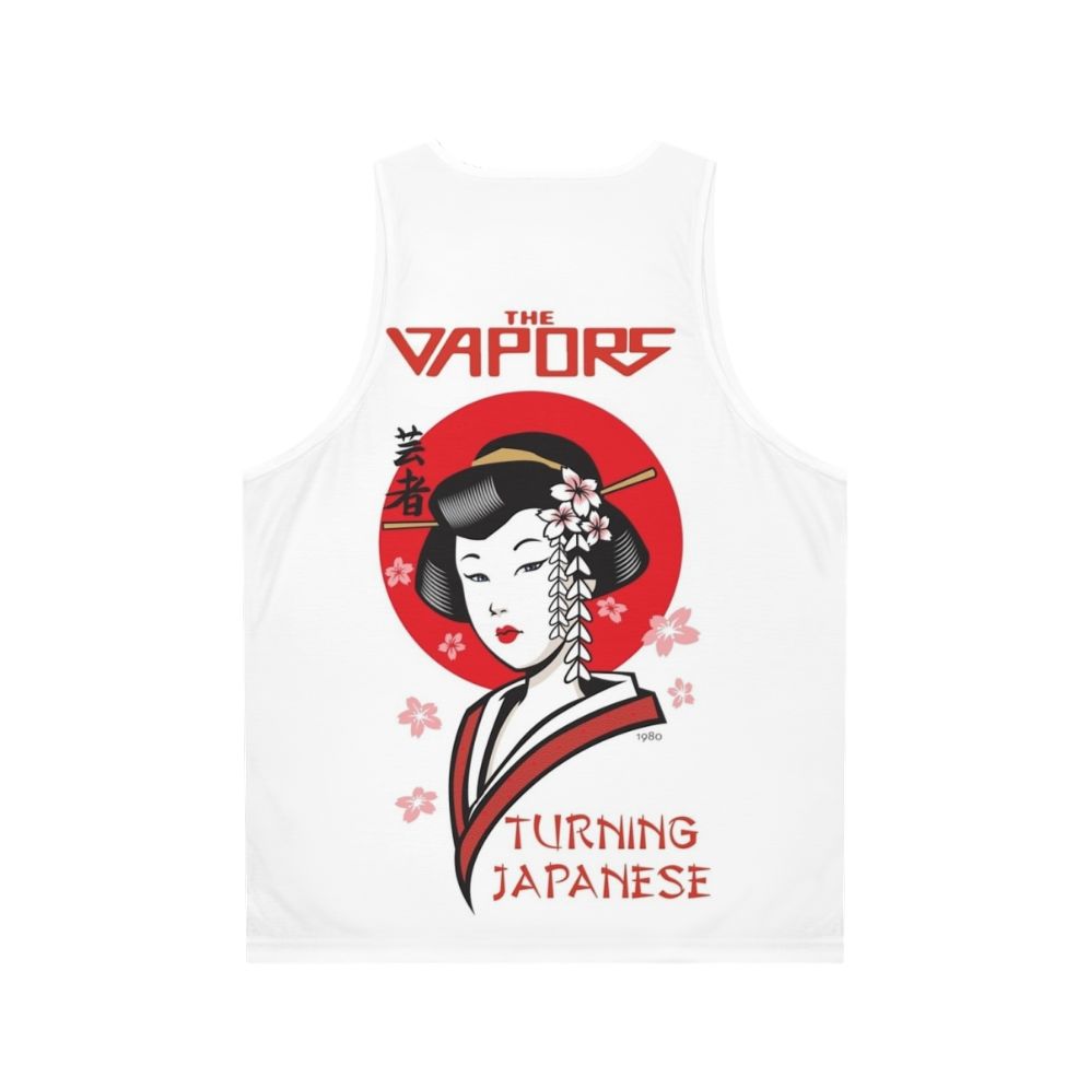 Retro 80s Turning Japanese The Vapors Unisex Tank Top - Back