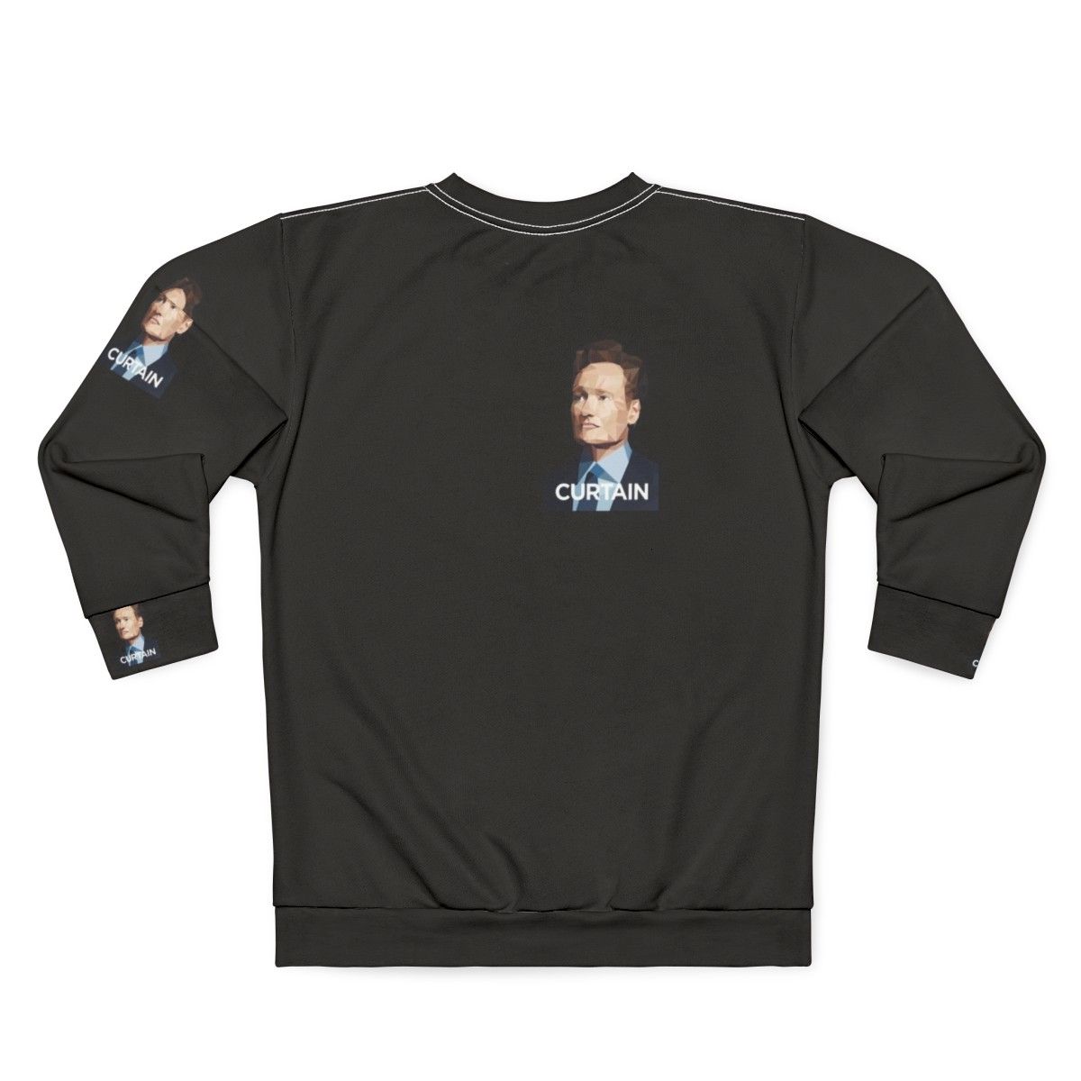 Conan O'Brien Curtain Portrait Sweatshirt - Back