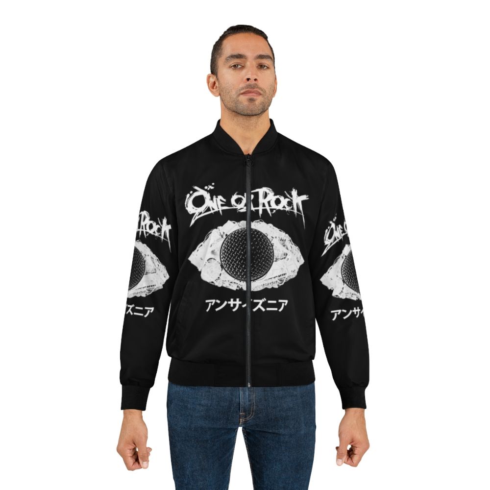 One Ok Rocks Vintage Concert Bomber Jacket with Punk and Hard Rock Inspired Design - Lifestyle