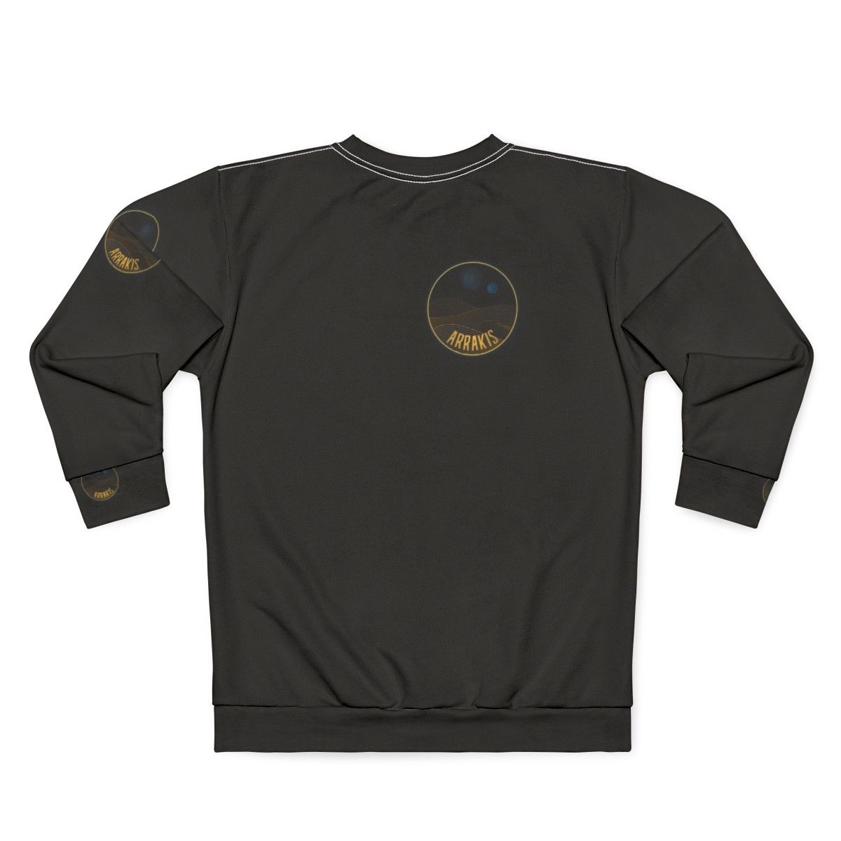 Arrakis Dune Sweatshirt with desert planet landscape - Back