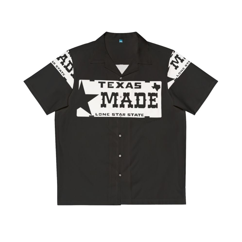 Texas Made Lone Star License Plate Hawaiian Shirt