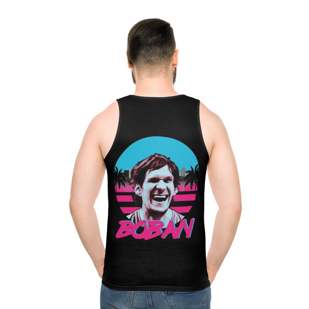 Boban Unisex Basketball Tank Top - men back