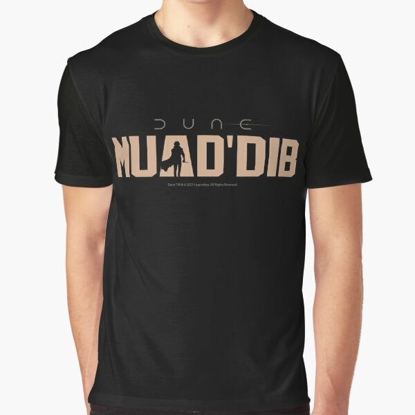 Dune Muad'Dib Graphic T-Shirt featuring the iconic character from the Dune universe