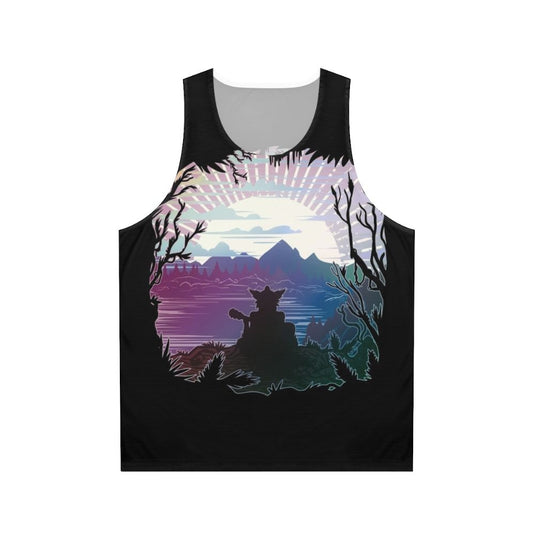 Unisex furry music anthology horizon design tank top