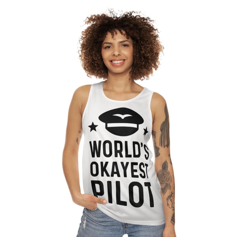 The World's Okayest Engineer Unisex Tank Top - women