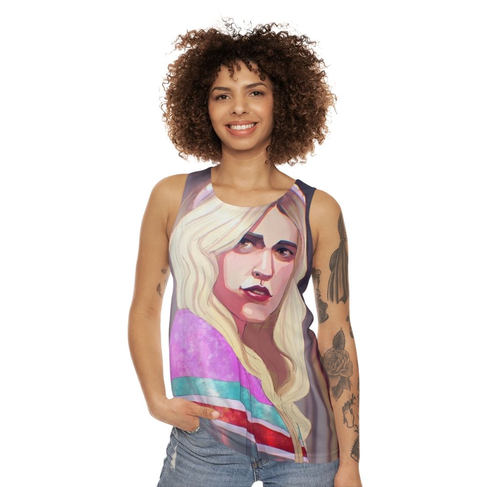 Aimee Gibbs Sex Education Netflix Feminist Unisex Tank Top - women