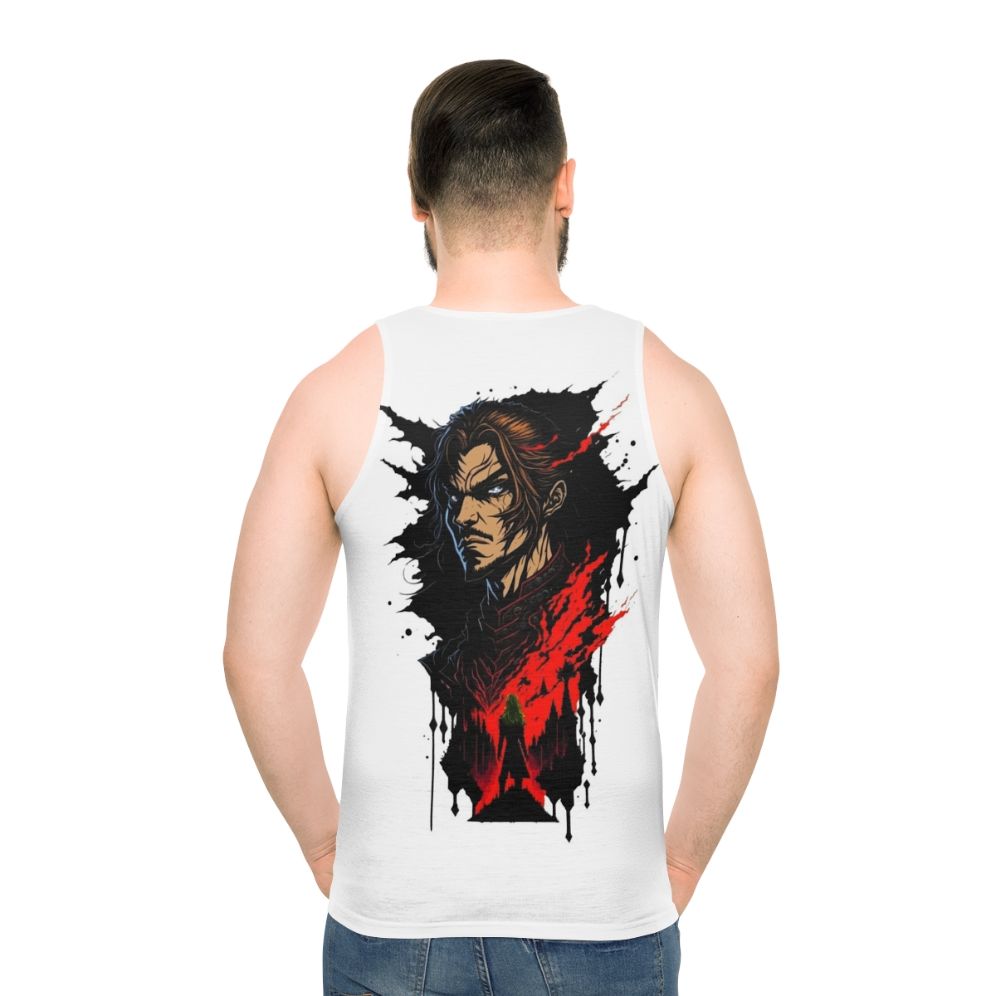 Castlevania Netflix Unisex Anime Inspired Tank Top - men back