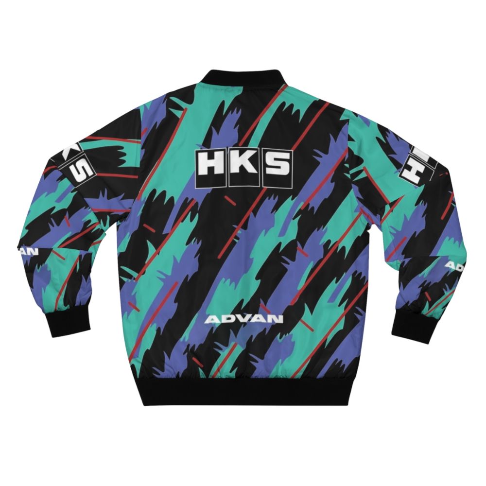 HKS Advan JDM Bomber Jacket - Premium Quality Outerwear - Back