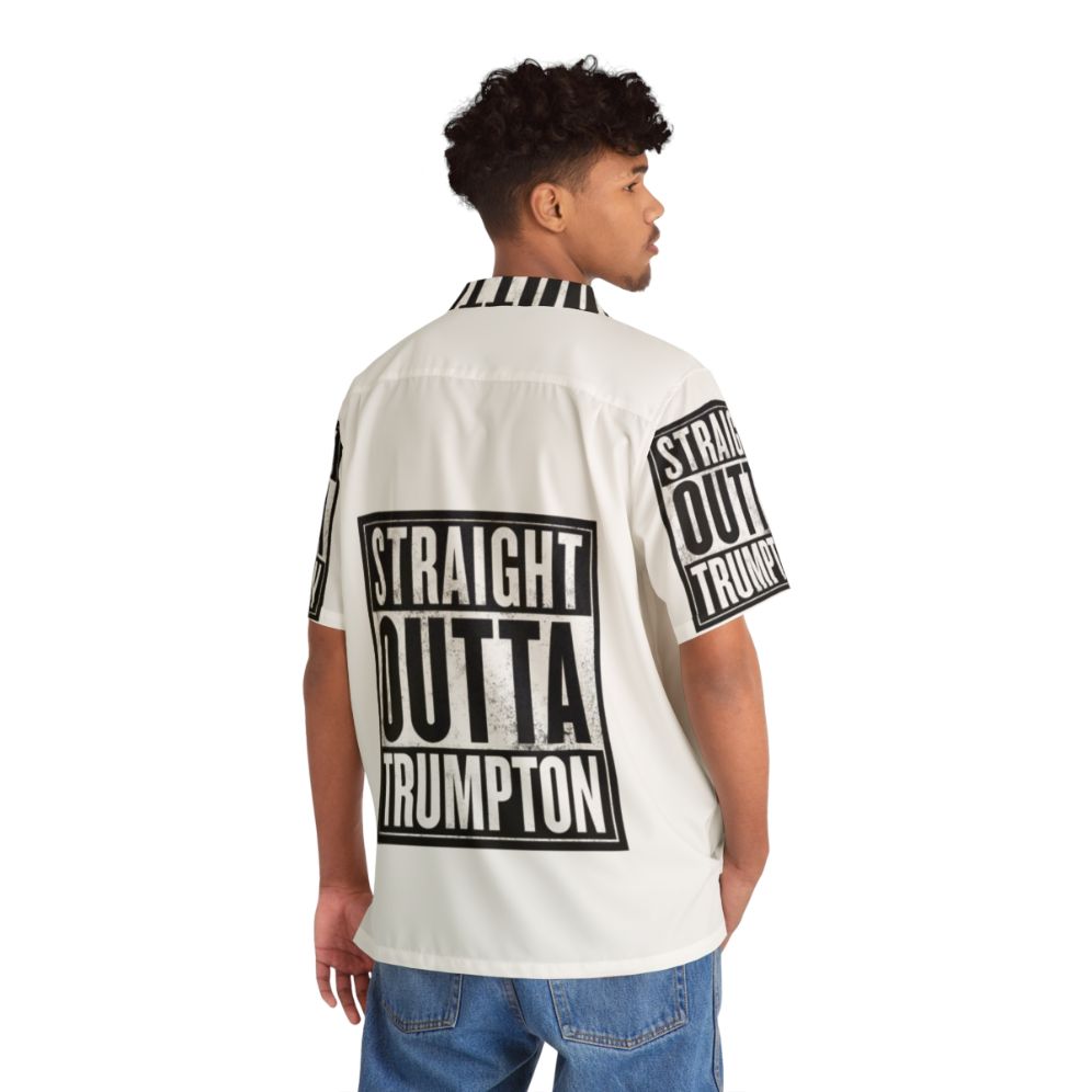 Straight Outta Trumpton Hawaiian Shirt - Retro, Vintage, Comedy Hawaiian Shirt - People Back