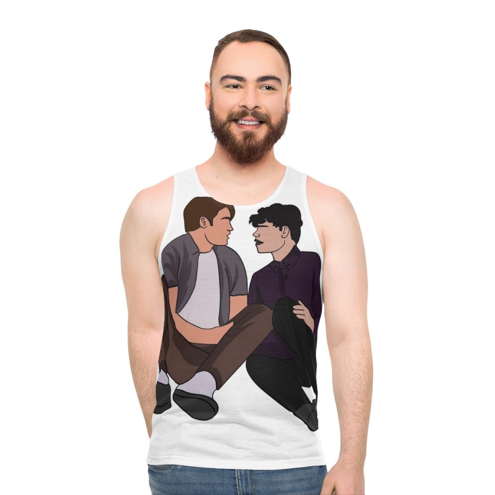 Heartstopper Nick and Charlie Friendship Unisex Tank Top - men