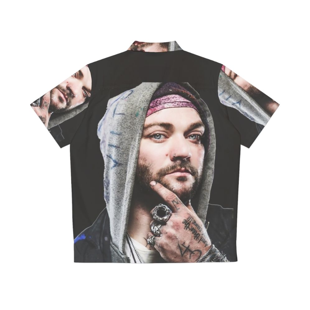 Bam Margera 90s Hawaiian Shirt - Back