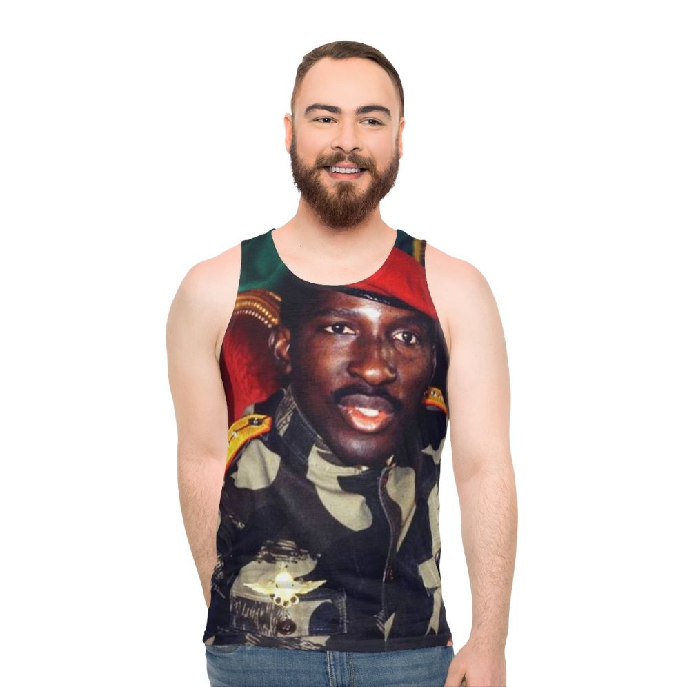 Thomas Sankara African Unisex Tank Top - men