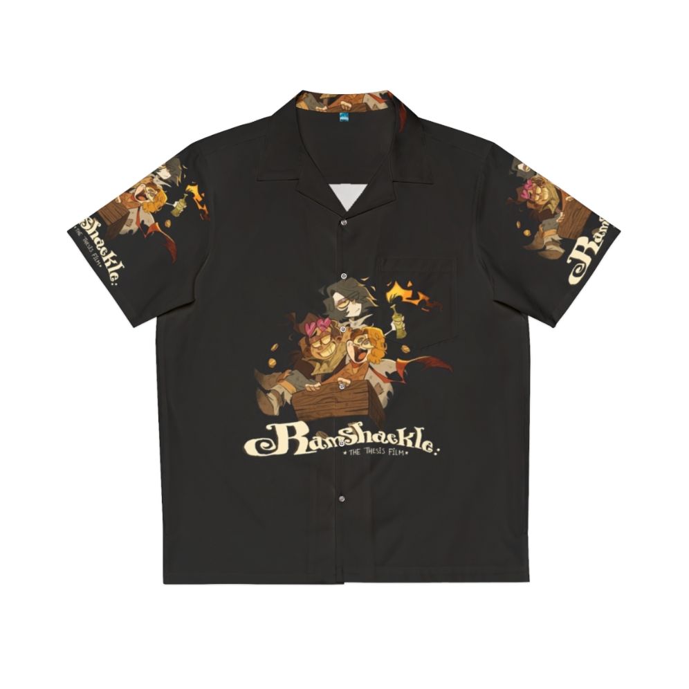 Black Ramshackle Thesis Film Hawaiian Shirt