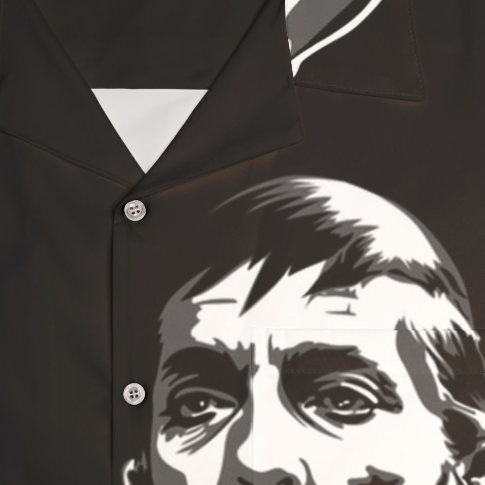 Dark Shadows Barnabas Collins Hawaiian Shirt - Detail