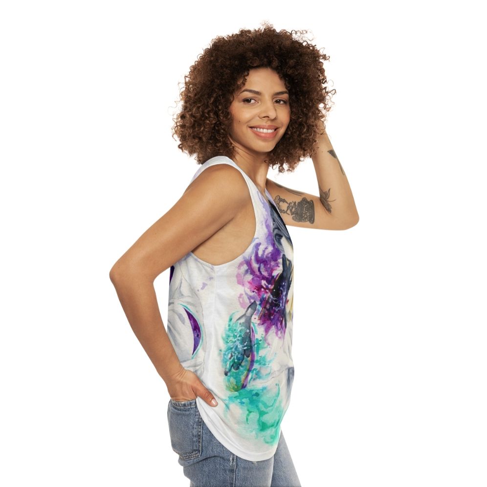 Yuzuru Hanyu Seimei Unisex Tank Top - women side