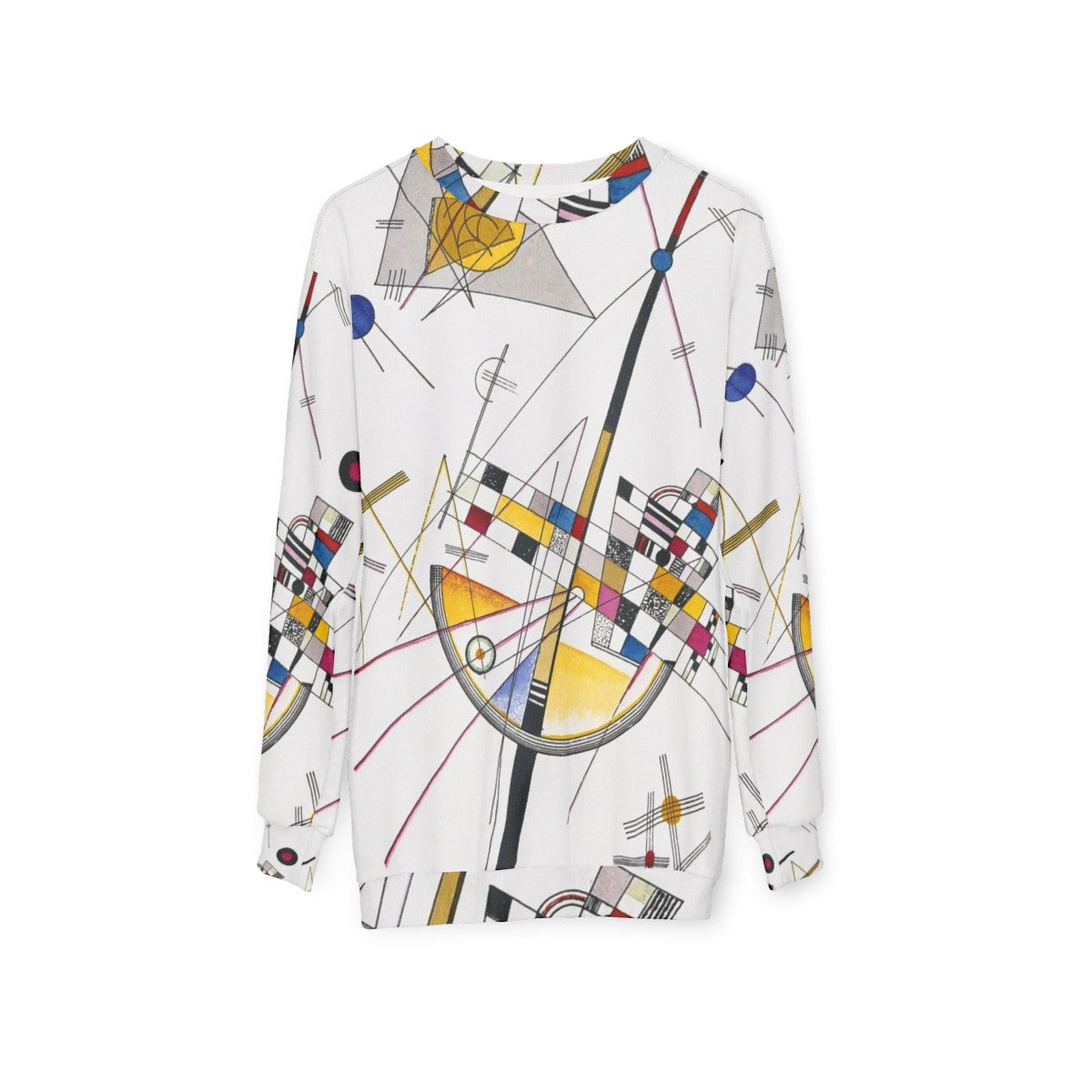 Wassily Kandinsky Delicate Tension Sweatshirt - Abstract Art Masterpiece - hanging