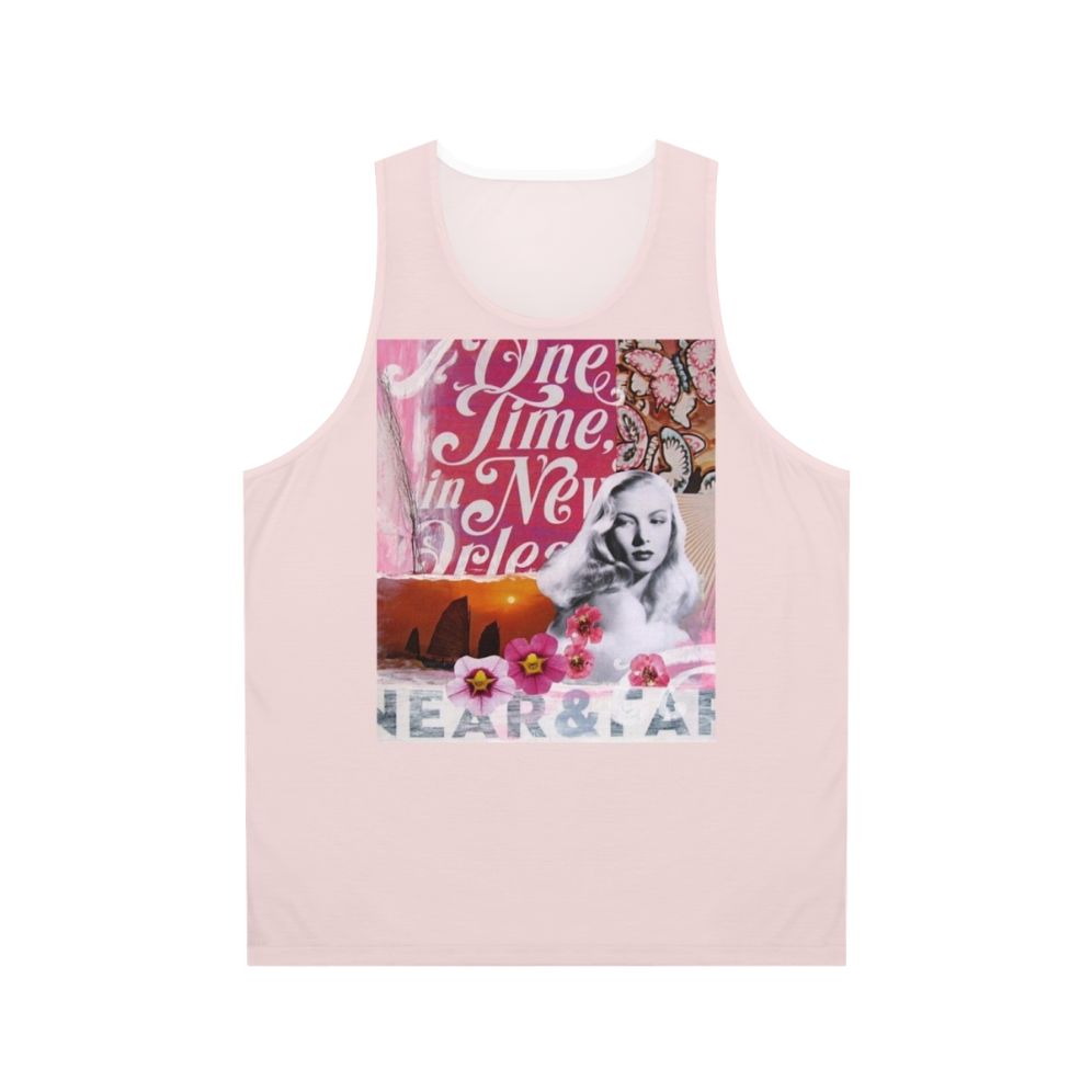 Vintage Veronica Lake collage unisex tank top