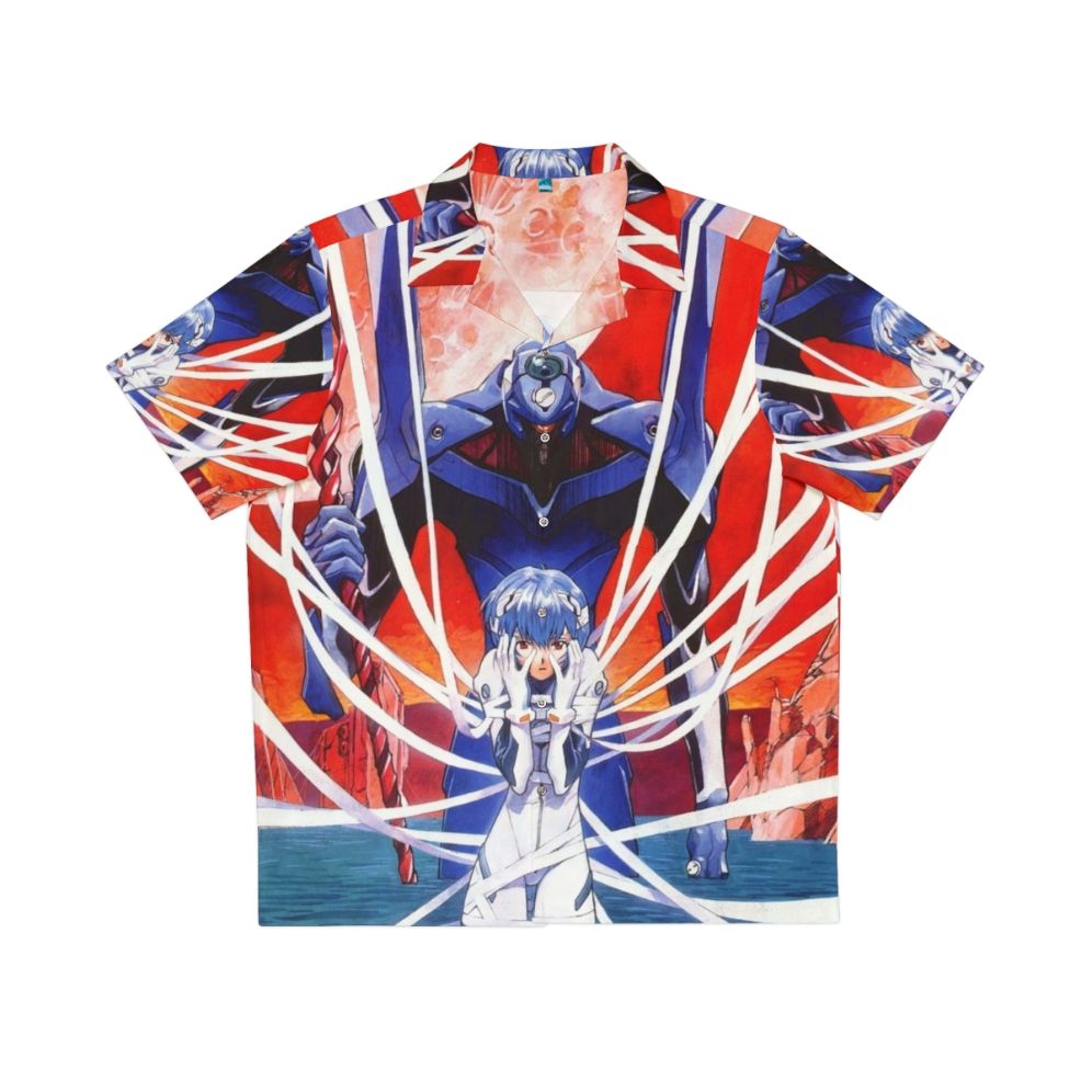 Evangelion Rei Ayanami Hawaiian Shirt