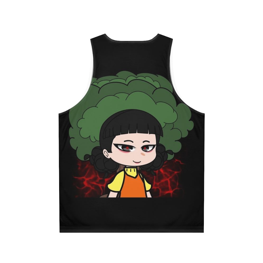 Squid Game Doll Design Unisex Tank Top - Back