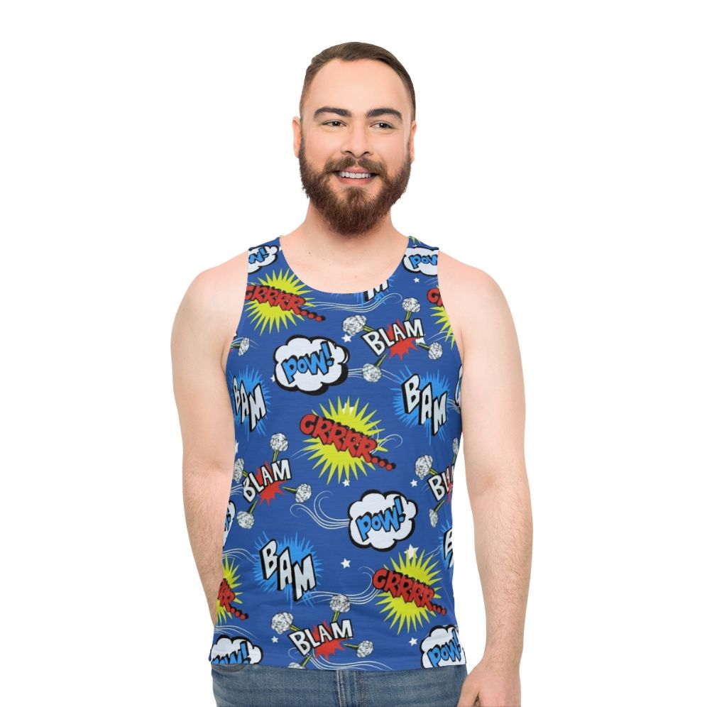 Villanelle Pajama Design Unisex Tank Top - men