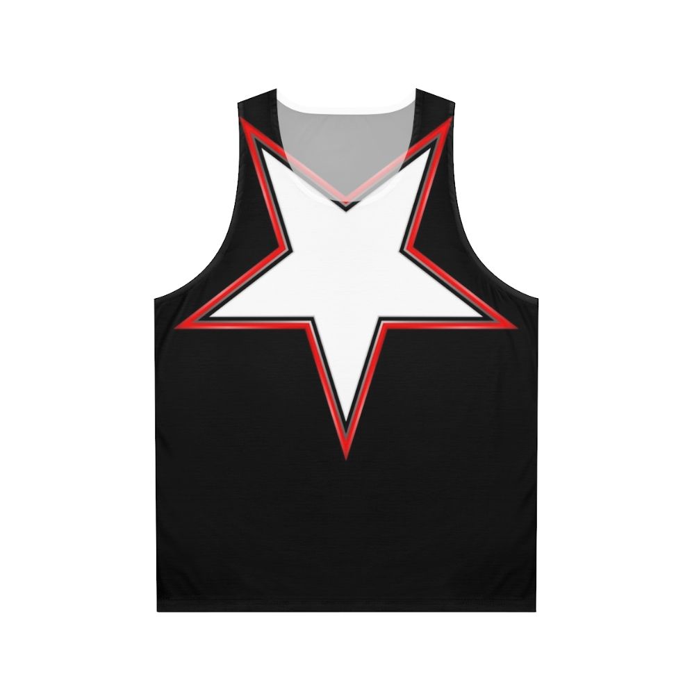 Inverted five-pointed star unisex tank top