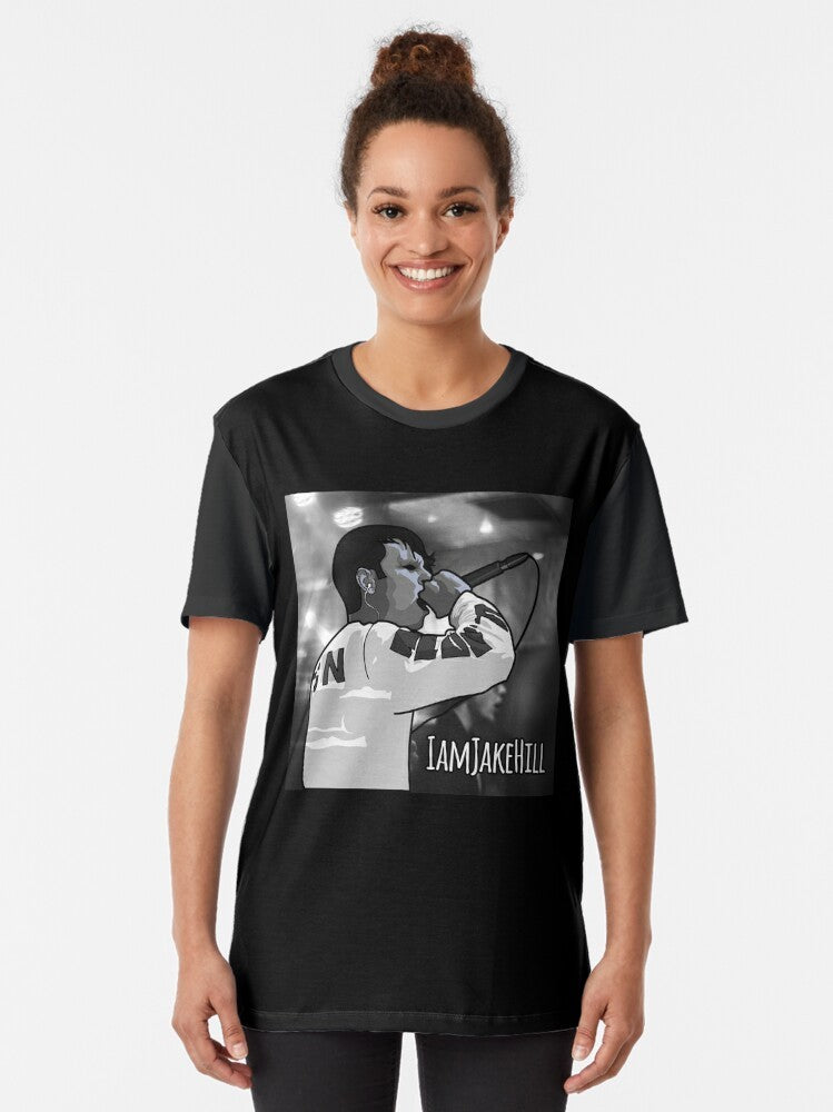 "I Am Jake Hill" graphic t-shirt featuring the rapper Jake Hill - Women