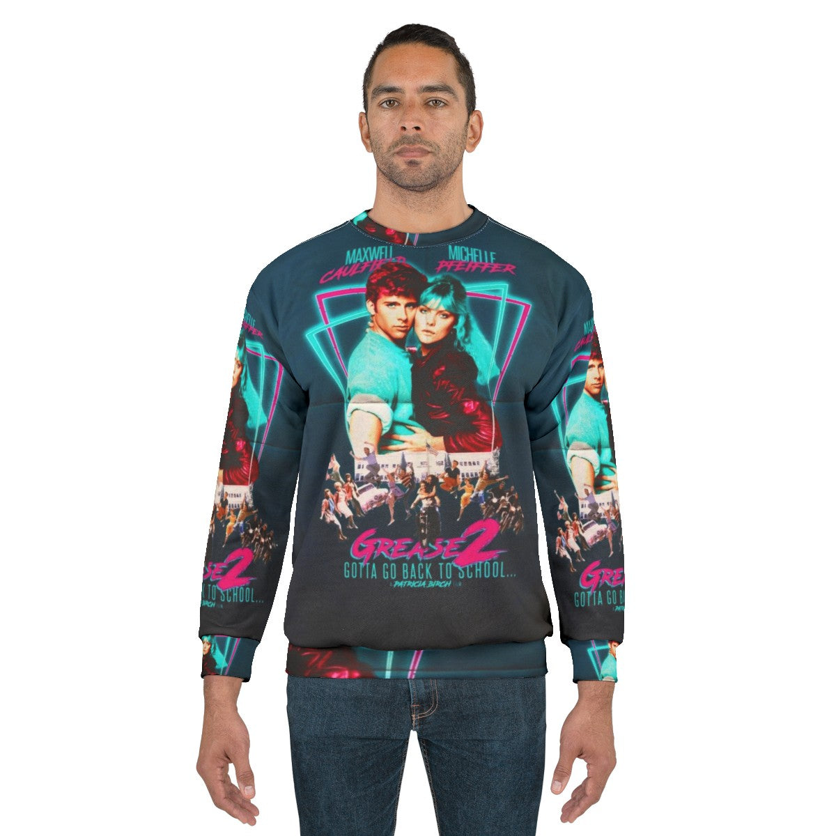 Neon 80s Grease 2 Cult Classic Sweatshirt - men