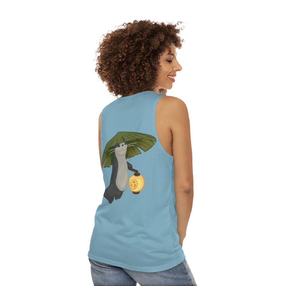 Unisex Final Fantasy XIV Odder Otter Minion Tank Top - women back