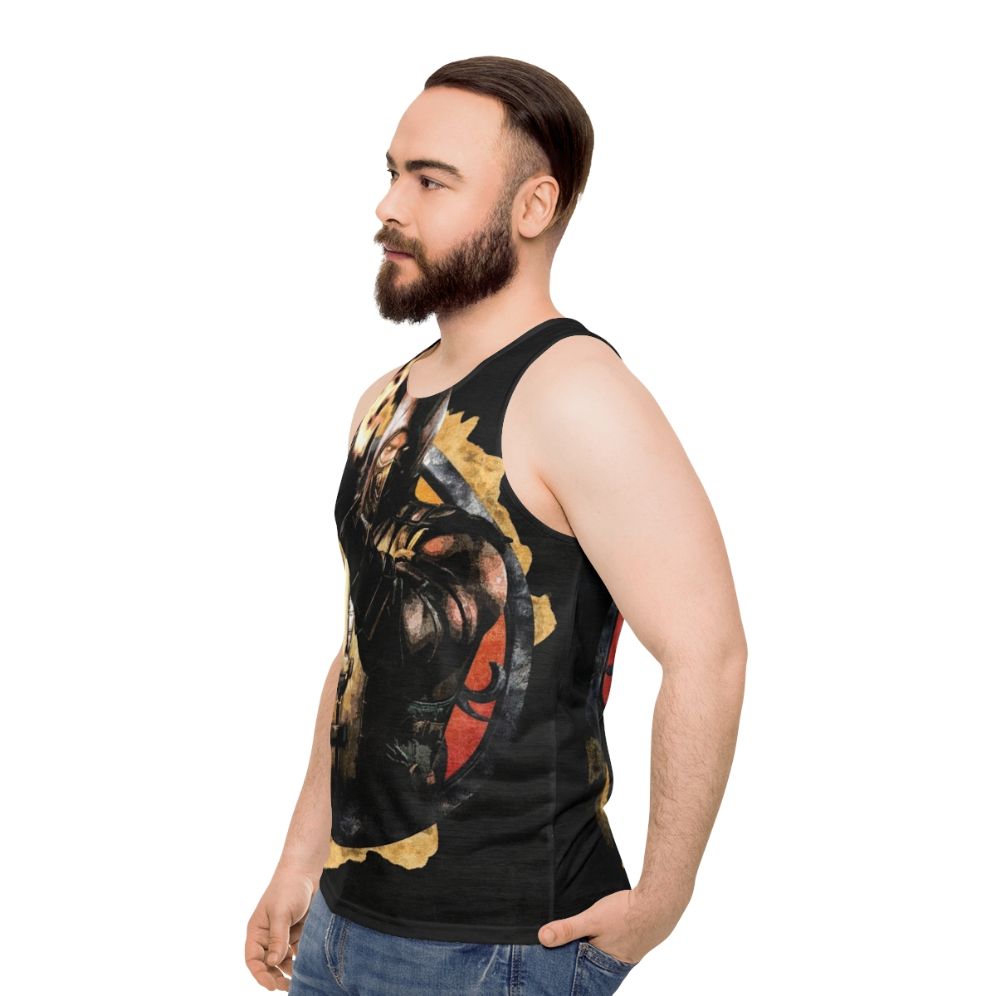 Scorpion Mortal Kombat Unisex Gaming Tank Top - men side