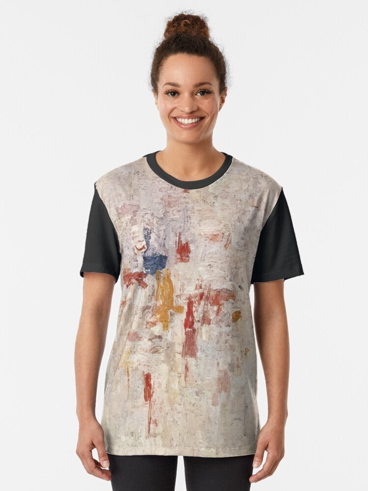 Philip Guston abstract expressionist painting "Painting No. 9 1952" printed on a graphic t-shirt - Women