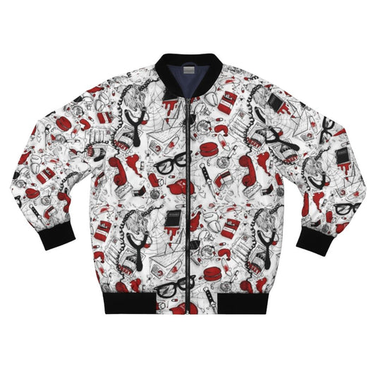 It Chapter Two Losers Club Repeating Pattern Bomber Jacket