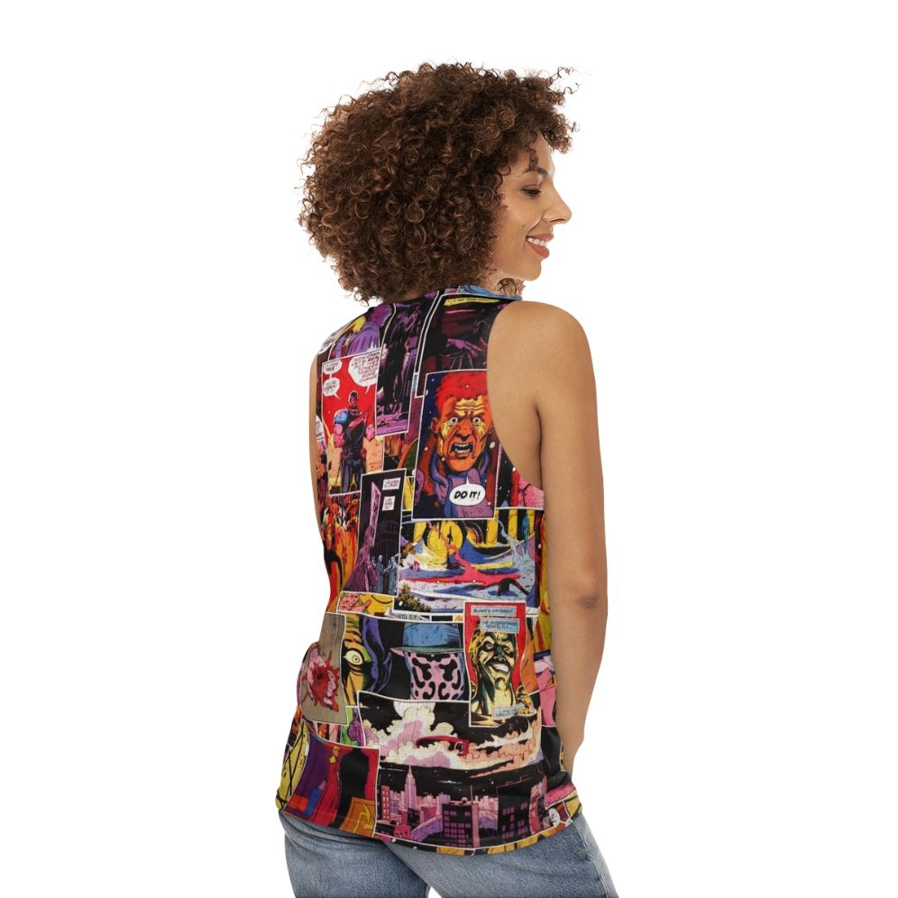 Watchmen Comic Book Superhero Unisex Tank Top - women back