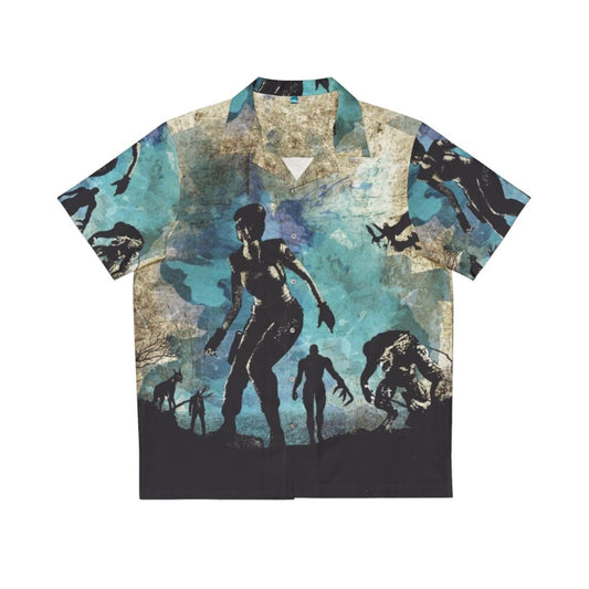 Resident Evil Minimalist Art Hawaiian Shirt