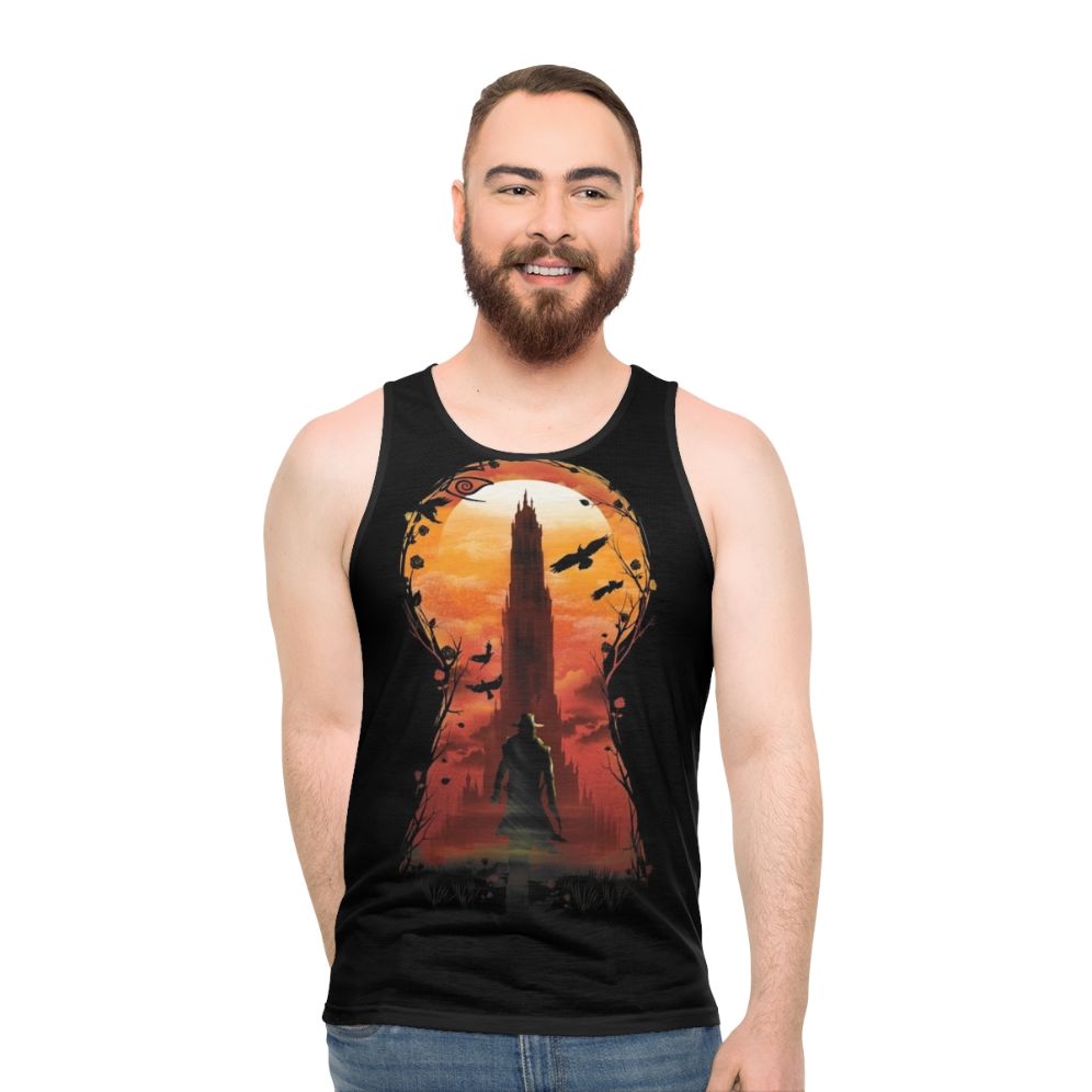 Unisex tank top with The Wind Through The Kyehole design - men