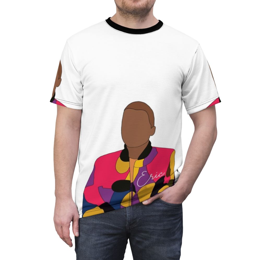 Vibrant AOP T-Shirt Featuring Eric from the Hit Netflix Series 'Sex Education' - men front