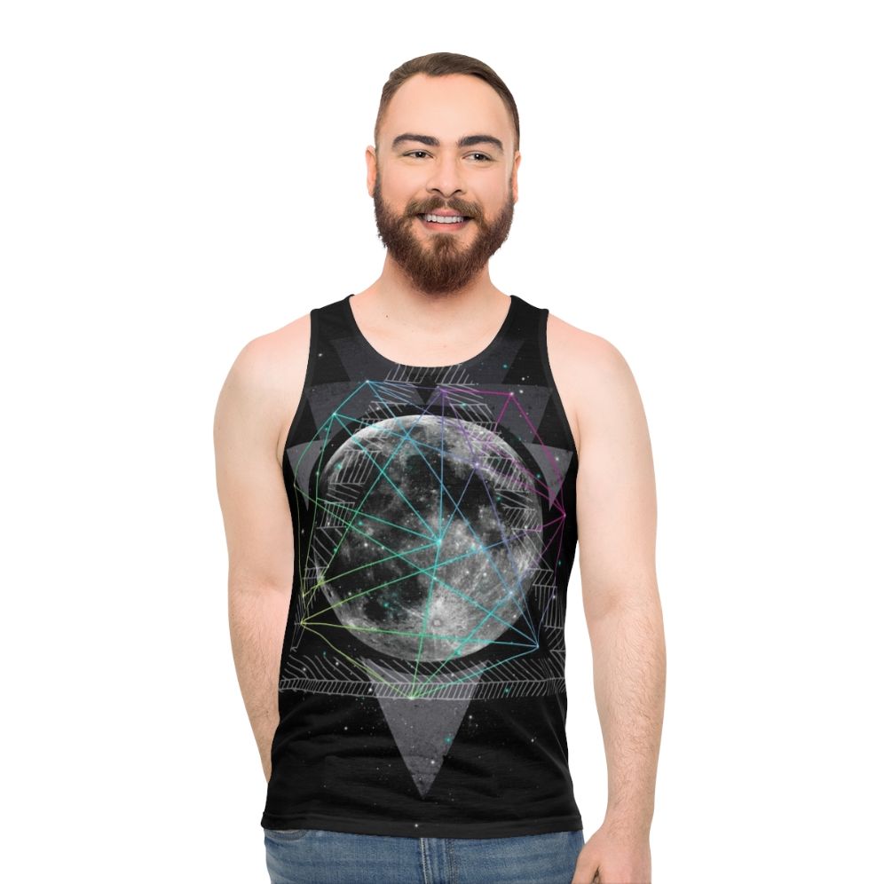 Cosmic Moon Unisex Tank Top - men