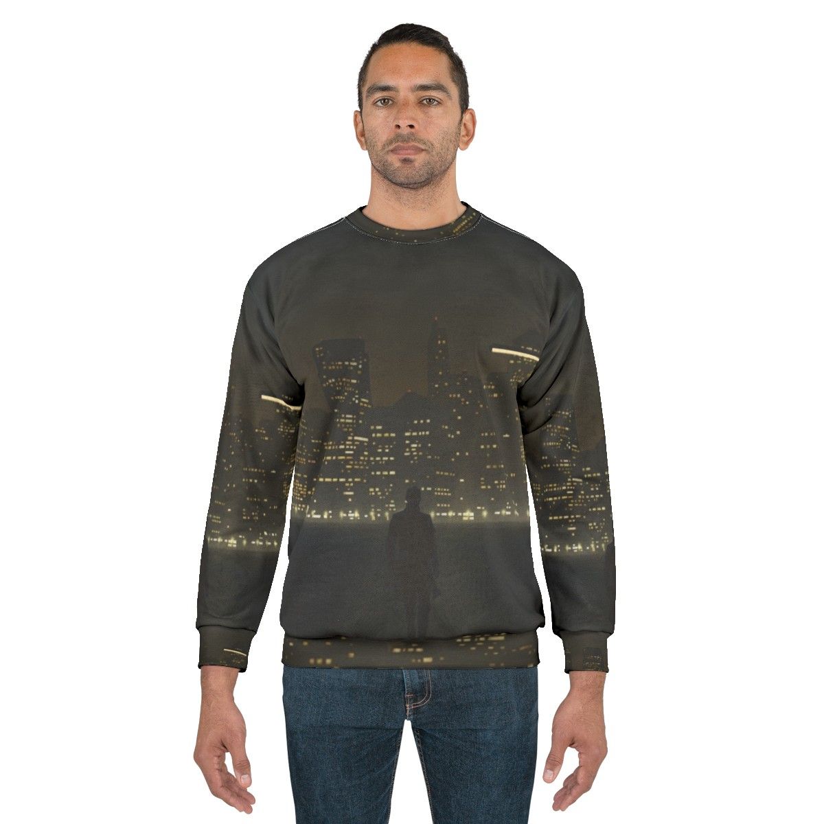 Deus Ex Cyberpunk Warriors Landscapes Sweatshirt - men