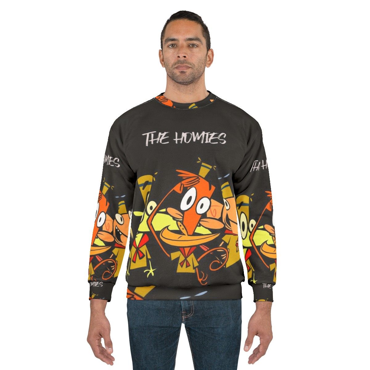 Homies Cartoon Sweatshirt with Camp Lazlo Design - men