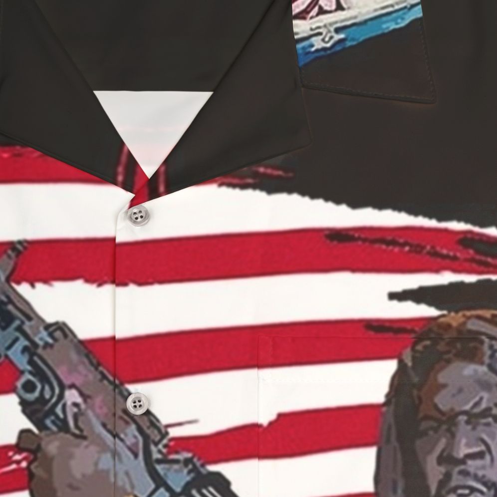 Camacho for President Hawaiian Shirt featuring Dwayne Camacho and Mountain Dew - Detail