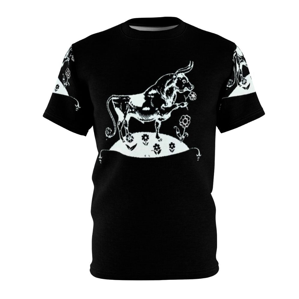 Ferdinand the Bull graphic t-shirt for alt music enthusiasts