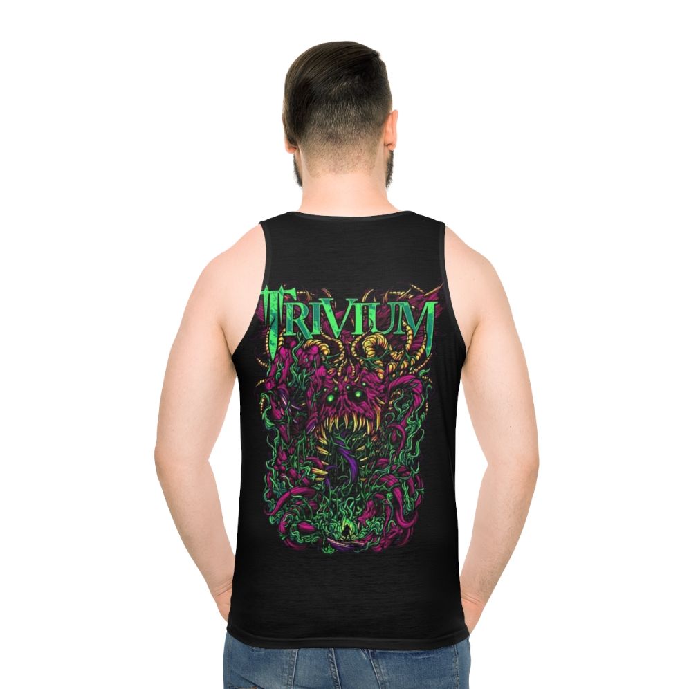 Trivium Logo Unisex Tank Top - men back